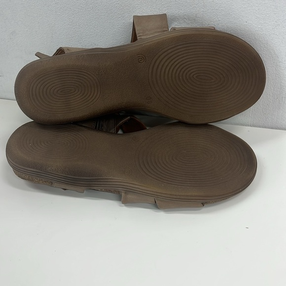 New Miz Mooz Womens Meadow Leather Open Toe Ankle Strap Shoes Size 38 - Picture 7 of 8